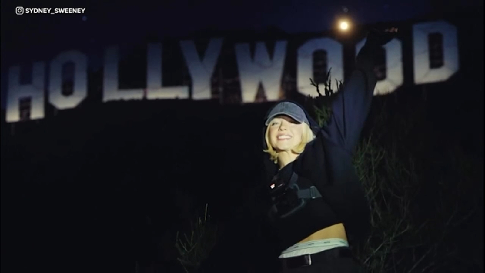 Sydney Sweeney’s Daring Hollywood Sign Stunt Draws Ire from Landmark Owners
